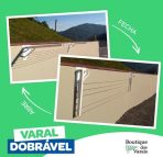 Varal Retrátil de Muro Cabos de Aço |  06 Fios de até 3 M |  Ferro zincado ou Inox |  | Boutique dos Varais - Imagem 4