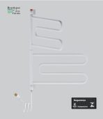 Toalheiro Aquecido Elétrico para Banheiro | Modelo Nóbile | Giro 180 ° | Para secar toalhas | Boutique dos Varais - Imagem 4