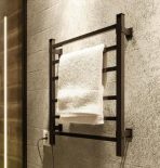 Toalheiro Aquecido Elétrico para Banheiro | Modelo Piazza | Branco ou preto | Para secar toalhas | Boutique dos Varais