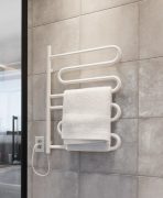 Toalheiro Aquecido Elétrico para Banheiro | Modelo Nóbile | Giro 180 ° | Para secar toalhas | Boutique dos Varais