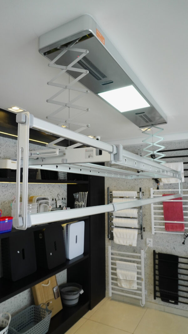 Varal Elétrico Aquecido | Ventilação quente e fria | Esteriliza |1.20 M ou 1.50 M |Extensível | Alumínio | Varal inteligente | Boutique dos Varais - Imagem 18