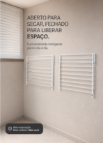 Varal Retrátil de parede| Max Plus | Alumínio| 06 varetas |Boutique dos Varais - Imagem 9
